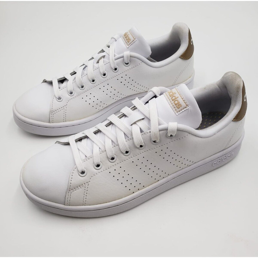 Adidas Womens Cloudfoam Advantage F36223 White Size 9.5 FREE SHIPPING!